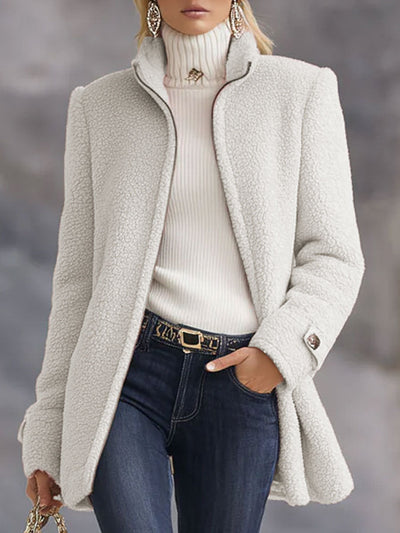 Charlotte – Vintage Polar Fleece Zip-Up Jacket