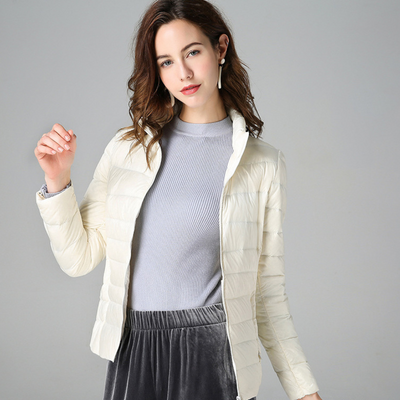 Myra™ | Ultra-light down jacket with sophisticated pleats