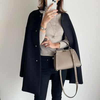 LIA – ELEGANT STRAIGHT COAT
