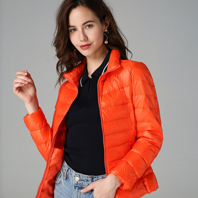 Myra™ | Ultra-light down jacket with sophisticated pleats