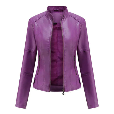 Bellini | Minimalist Smooth Leather Jacket