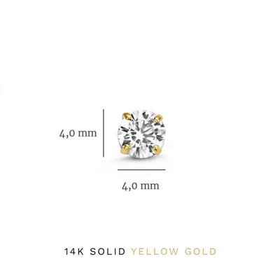 Dara Brillane Stone Earring Set | Gold
