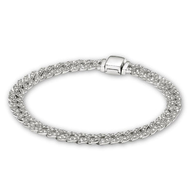 Cuban Pavé Bracelet | Gold