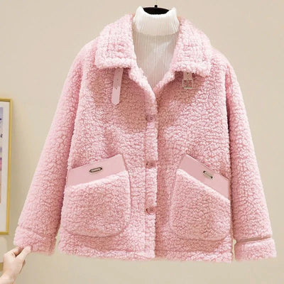 Clara – Plush Short Lamb Jacket