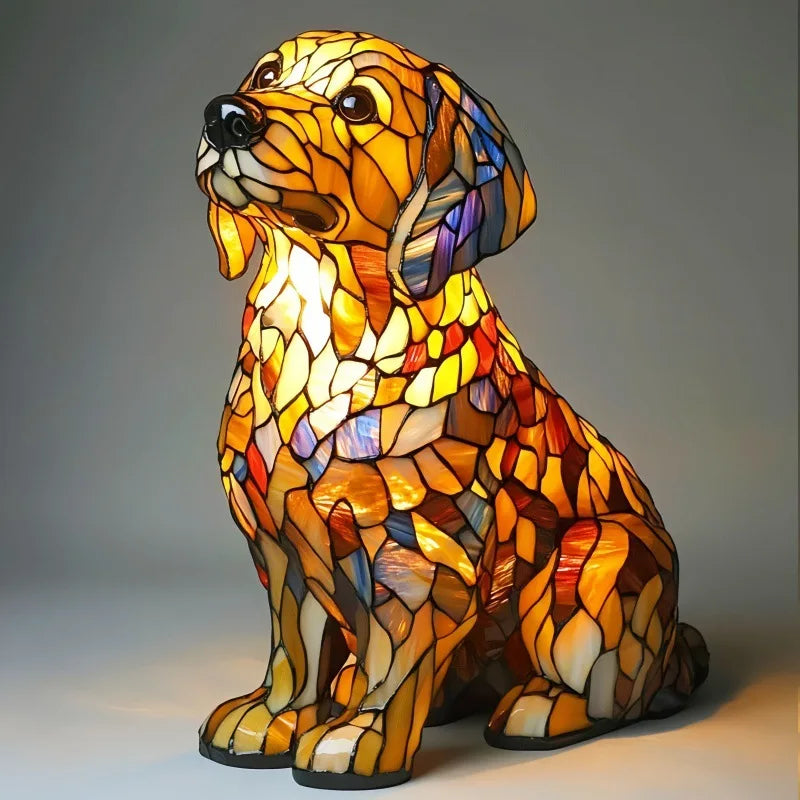 Lys: Spiritual Statue of Golden Retriever
