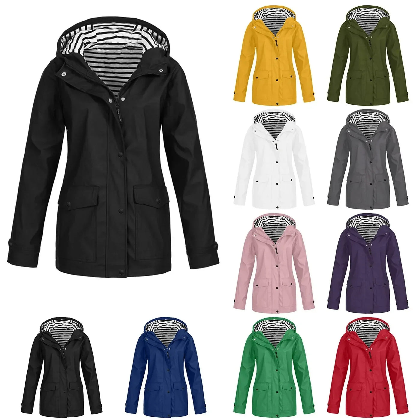 Juliette | Plus Size Waterproof Rain Jacket
