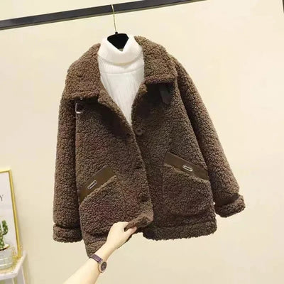 Clara – Plush Short Lamb Jacket
