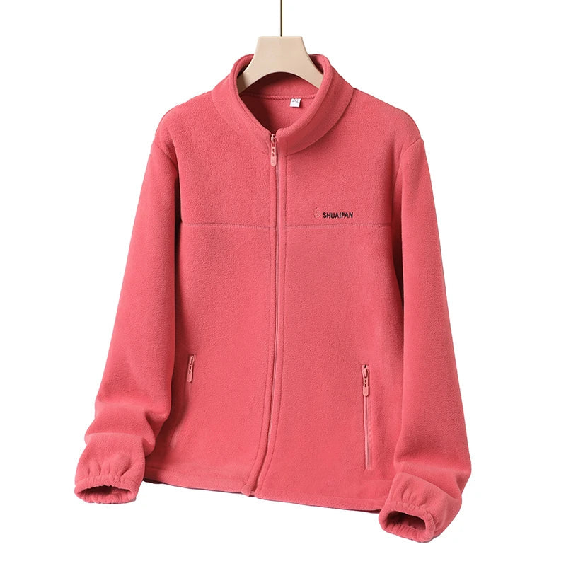 Clara – Coral Fleece Warm Jacket