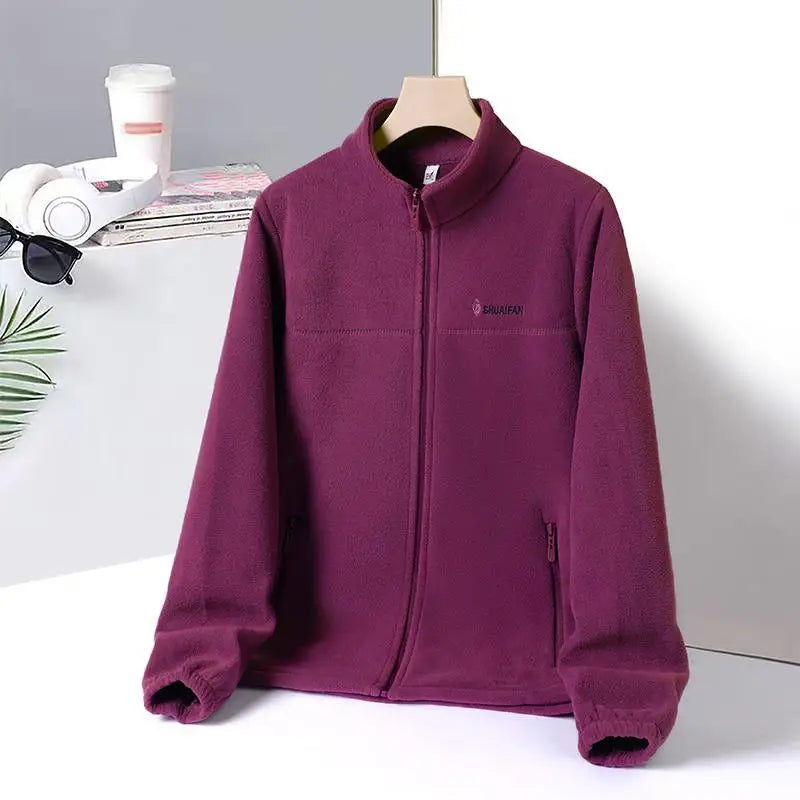 Clara – Coral Fleece Warm Jacket