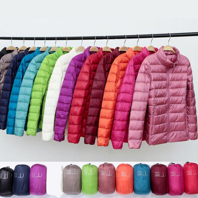 Myra™ | Ultra-light down jacket with sophisticated pleats