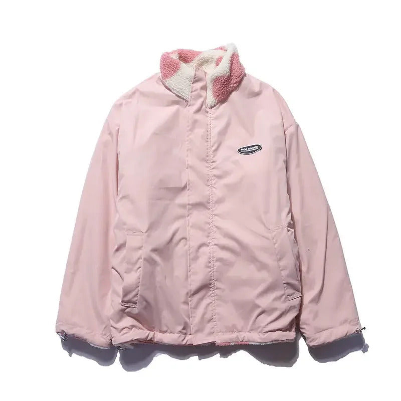 Dianne – Reversible Heart-Print Comfort Jacket