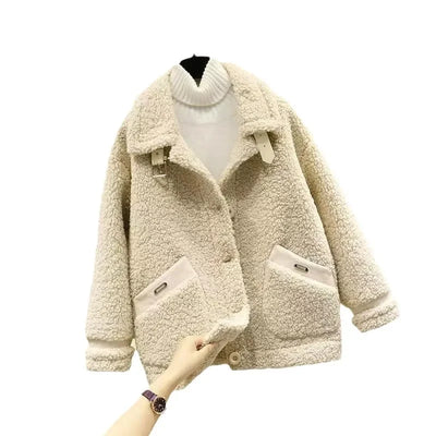 Clara – Plush Short Lamb Jacket