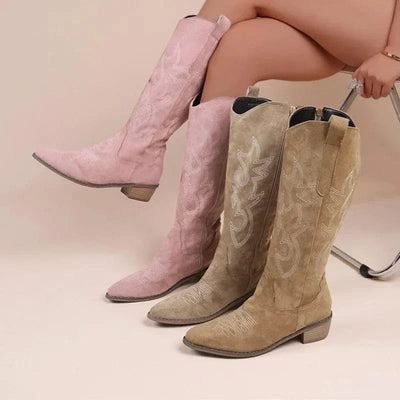 Boots with Yellow Charms