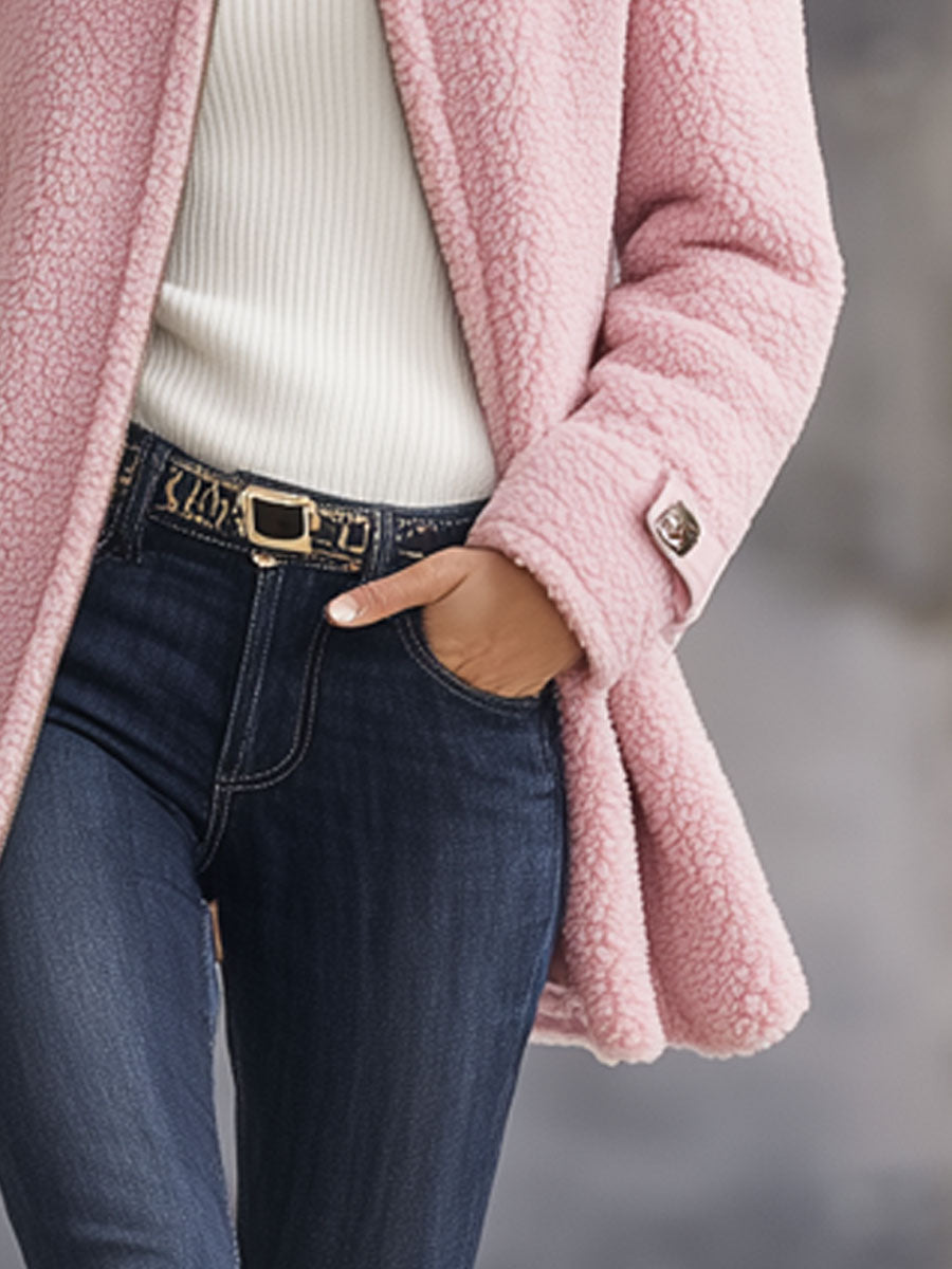 Charlotte – Vintage Polar Fleece Zip-Up Jacket