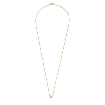 Clea Moissanite Stone Necklace | Gold