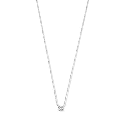 Clea Moissanite Stone Necklace | Gold
