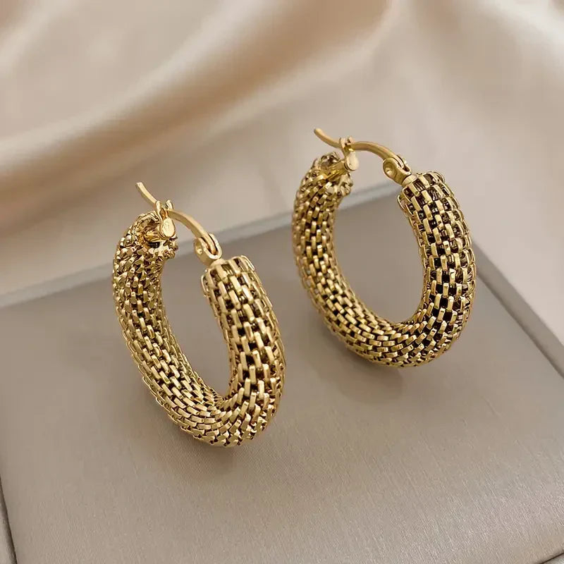 Giulia Hoop Earrings | Gold