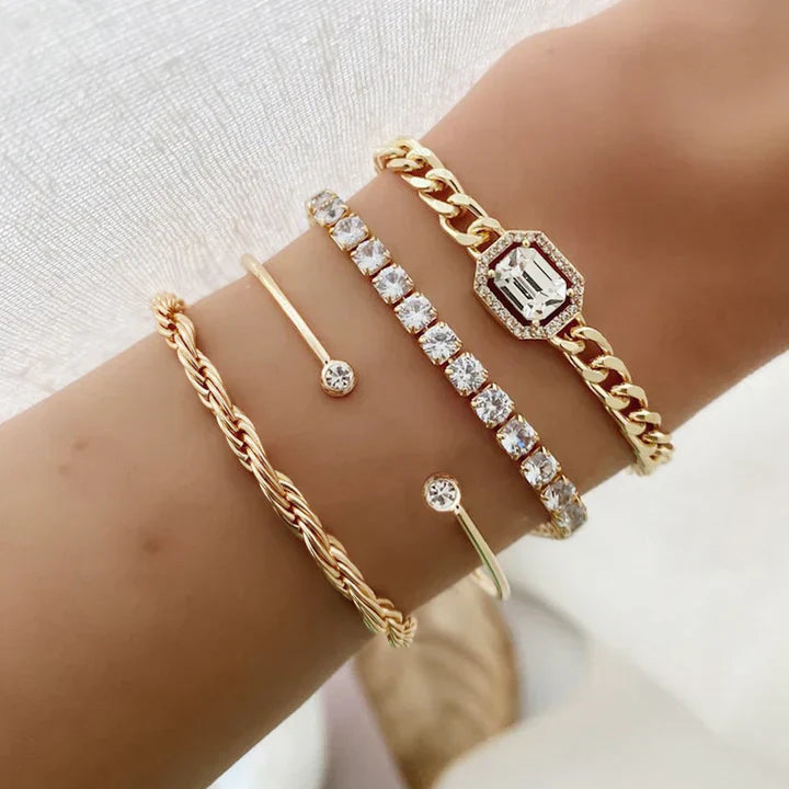 Set bracelet Domitia Calvina | Gold